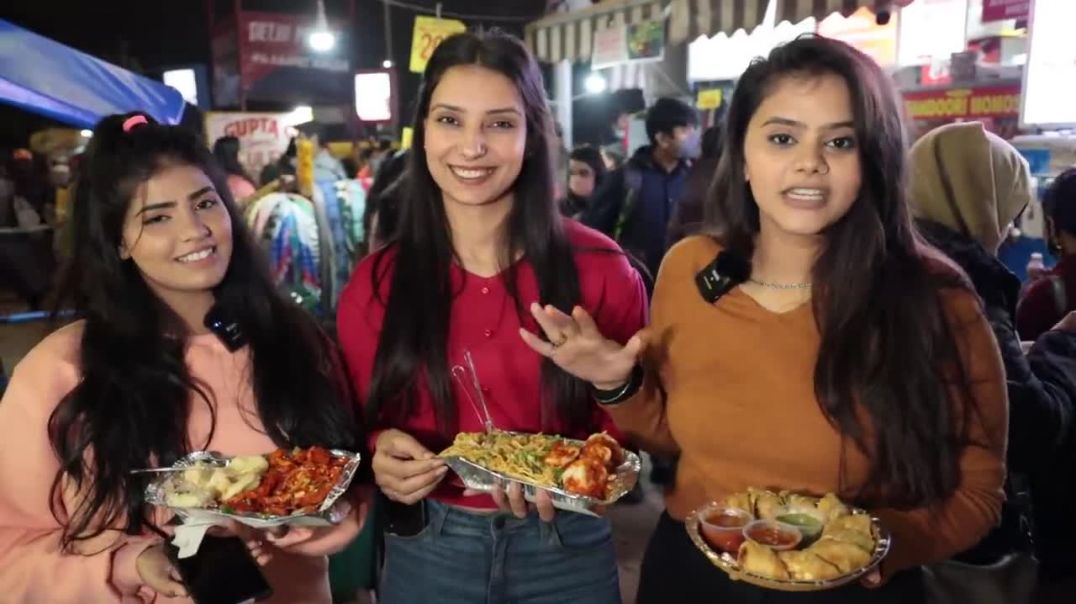 Paneer Momos, Noodles, Chilli Potato and Spring Rolls Eating Challenge Chinese Food Challenge
