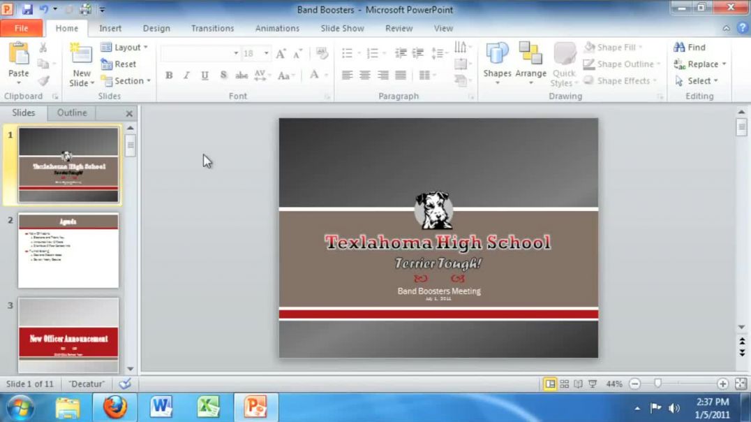 ⁣PowerPoint 2010_ Presenting Slide Show