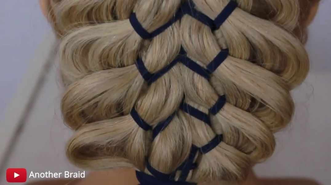 Corset Braid Criss Cross Braid for girls by Another Braid