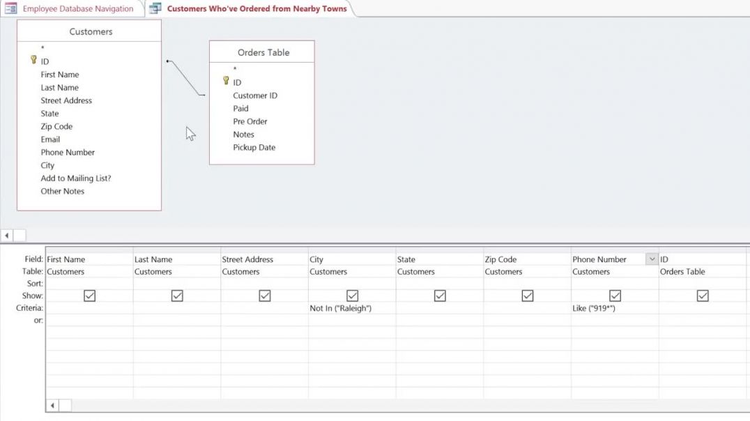 ⁣Access_ Multi-Table Queries (Part 2)