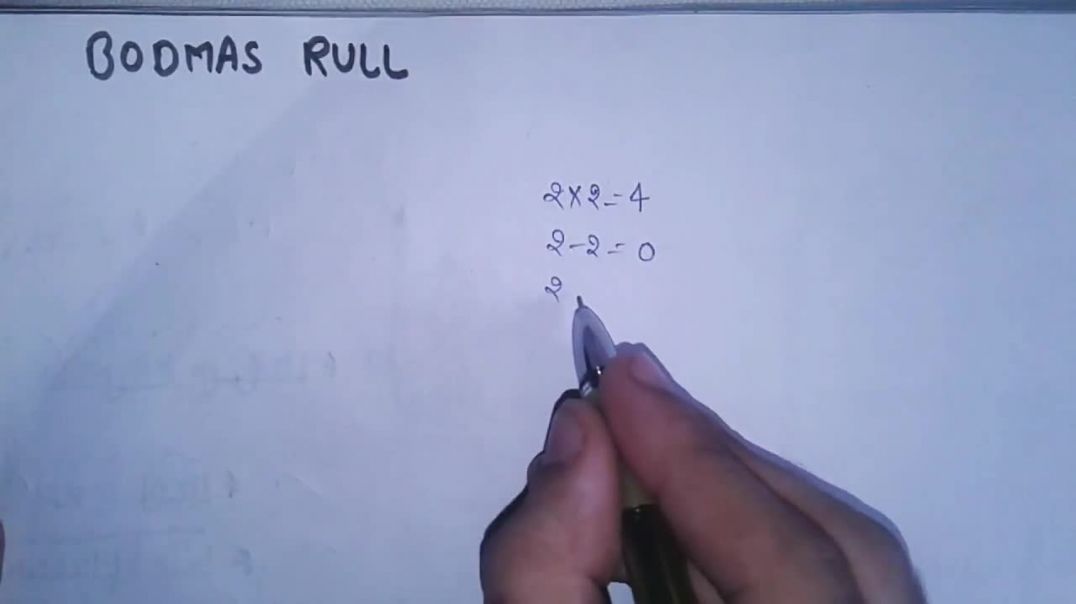 BODMAS Rule - ( Division, Multiplication, Addition and Subtraction )