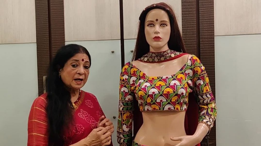Style No 8_  Navratri 2020 Saree Draping Introduction by Kalpana Shah