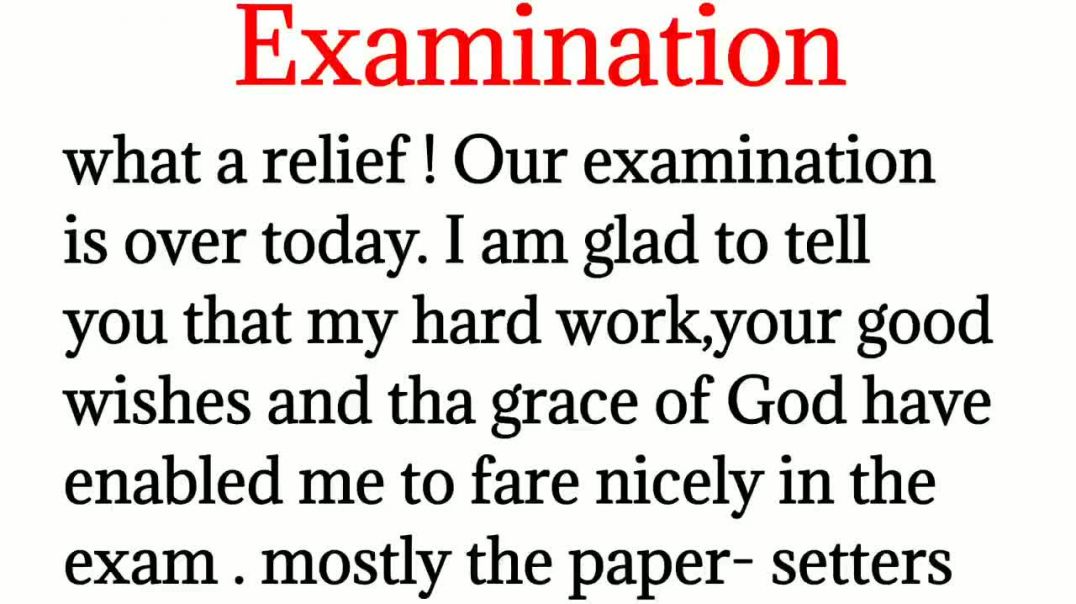 26, Examination_ learn english from paragraph_ vocabalury_word to word hindi_अंग्रेजी सीखे