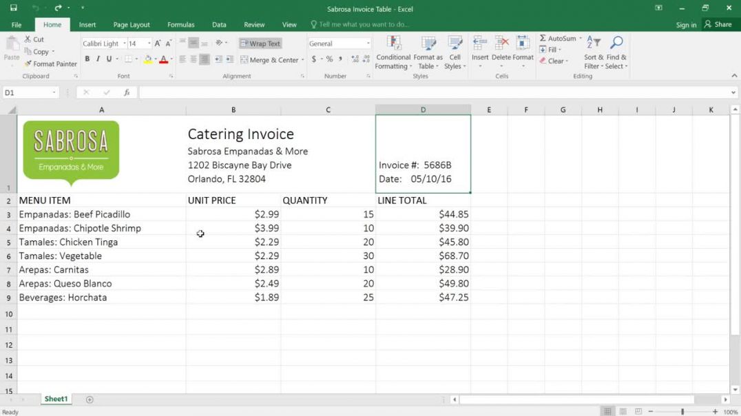 Excel_ Tables