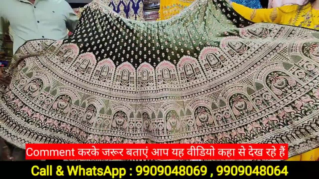 Bridal Designer Lehenga Choli With Price _ Surat Wholesale Lehenga Market #lehnga #ktc