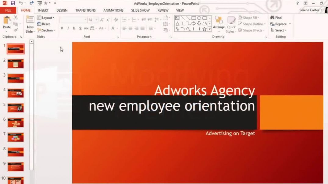 ⁣PowerPoint 2013_ Modifying Themes