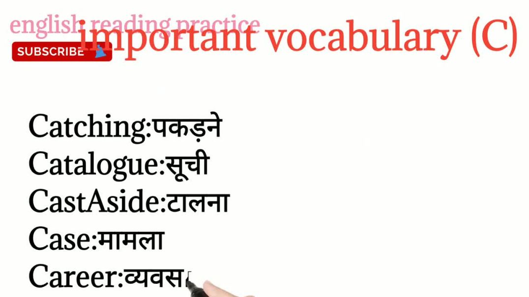 important words (C)_ improve your vocabulary_english reading practice