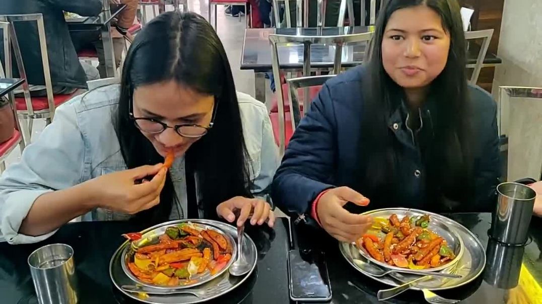 ⁣Spicy Chilli Potato Challenge in Local Restaurant #HimmiStyles #foodchallenge