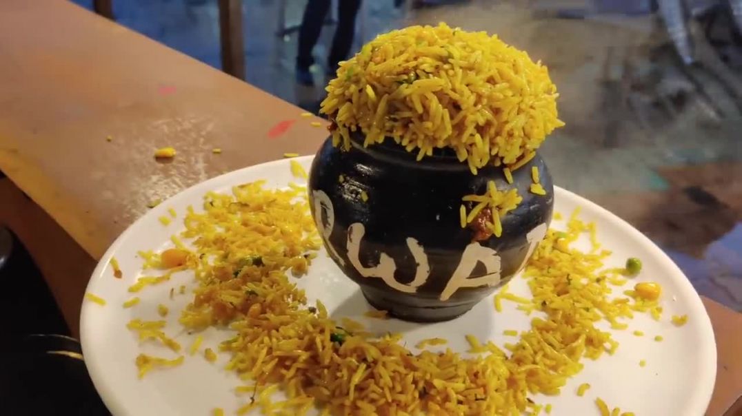 Famous Matka Biryani of Vadodara _ Dum Matka Biryani _ Indian Street Food