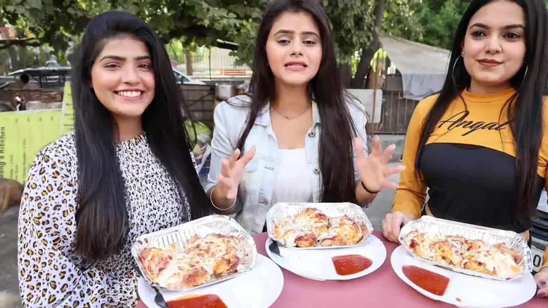 Momos Wala Pizza Eating Challenge Pizza Momos Eating Competition Food Challenge