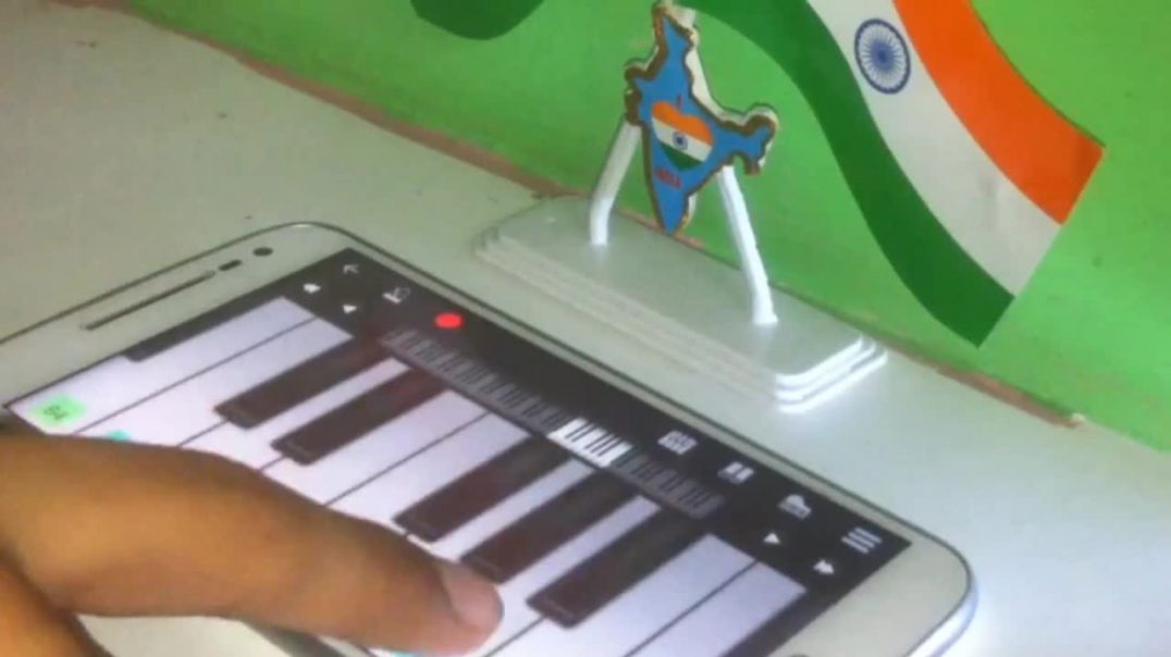 ⁣Jana Gana Mana ~ National Anthem On Mobile Piano Independence Day Special 🇮🇳 The Kamlesh