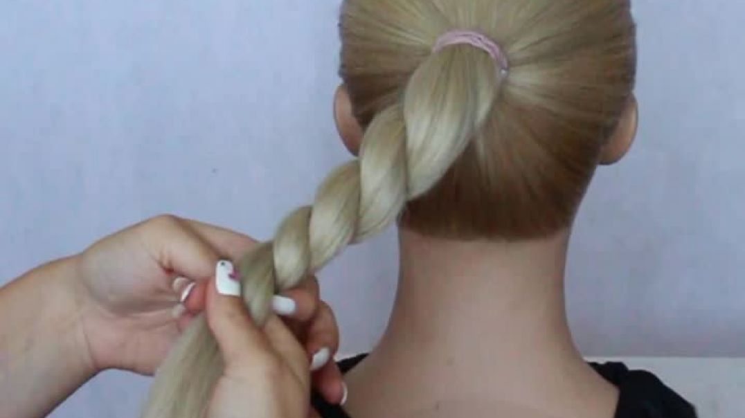 EASY bun hairstyle for wedding and party __ trending hairstyle __ party hairstyle __ updo hairstyle