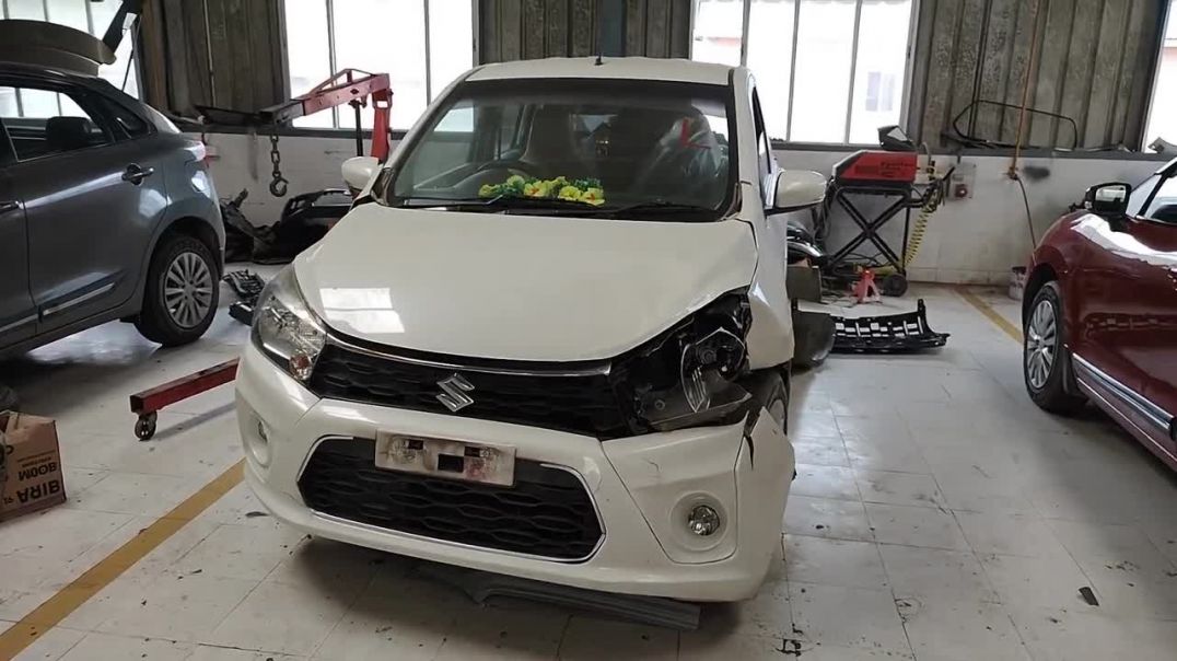 CELERIO FRONT ACCEDENT REPAIRNING PROCESS