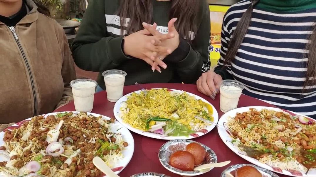 Street Style Kadhi Chawal (Kadhi Rice) Eating Challenge Kadhi Chawal Competition Food Challenge
