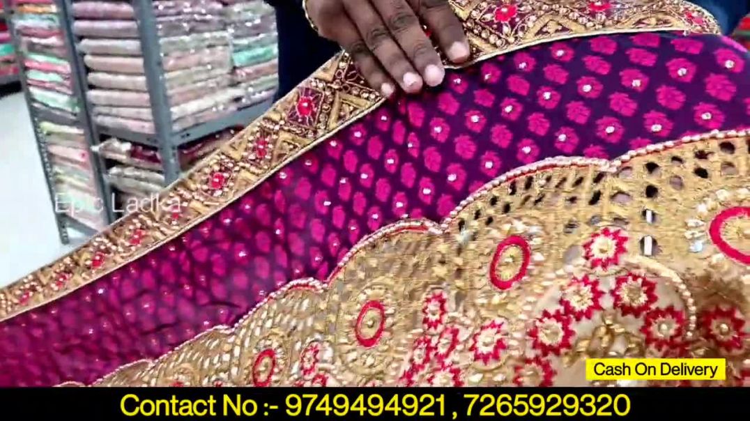 Surat Work Saree Lott _ किलो के भाव से भी सस्ता डिजाइनर साड़ी