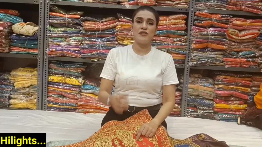 60 रु में साड़ी सबसे बड़ा गोदाम _ Wholesale Surat _ Saree manufacturer in Surat