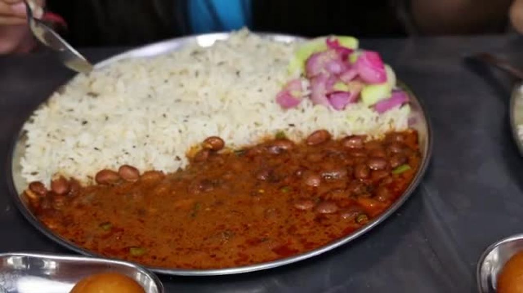 Spicy Rajma Chawal Kadhi Chawal and Chole Chawal Eating Challenge