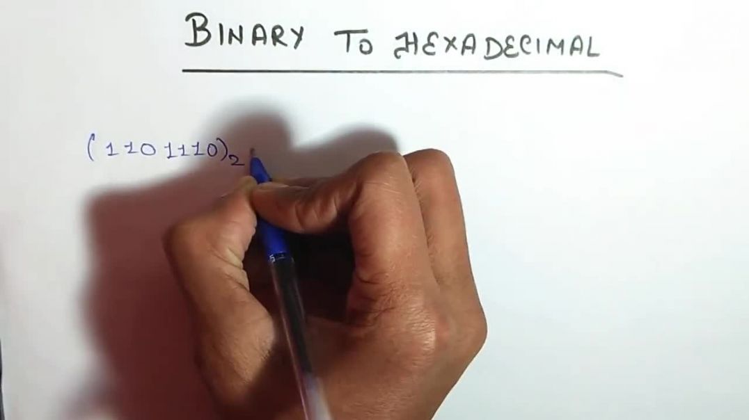 ⁣Binary To Hexadecimal Conversion _ Number System Conversion