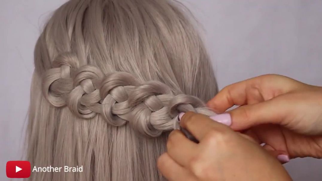How to_ Knotted Diagonal  Braid _ Hairstyles and braids by Another Braid