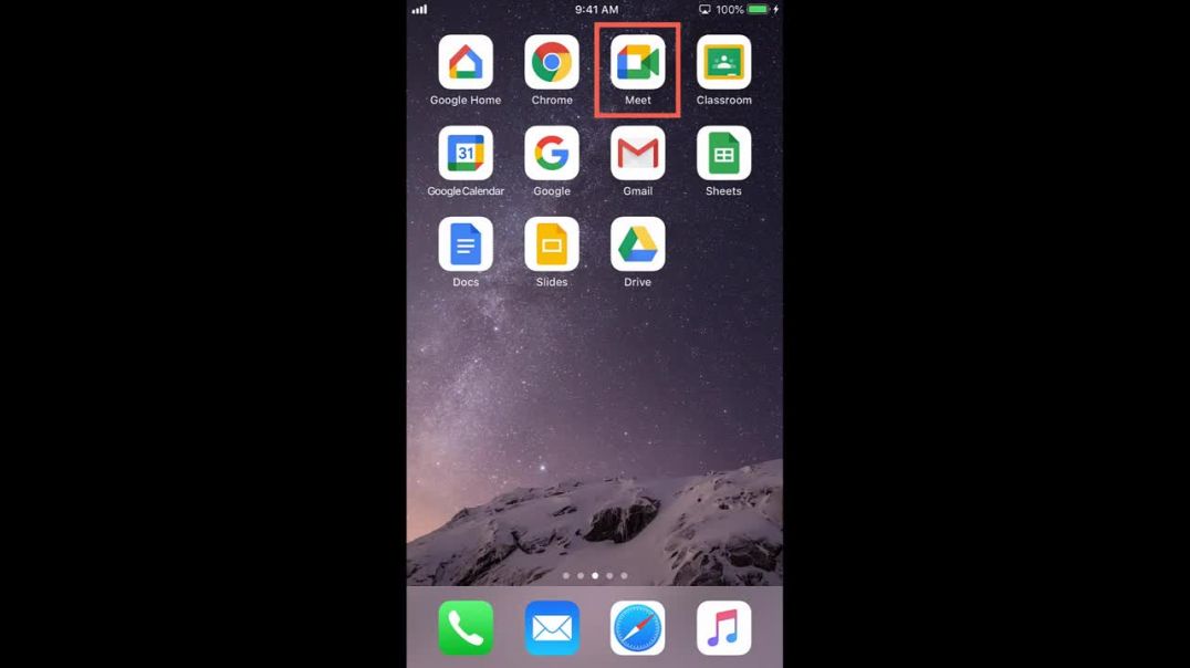 ⁣Google Meet_ Using the Mobile App