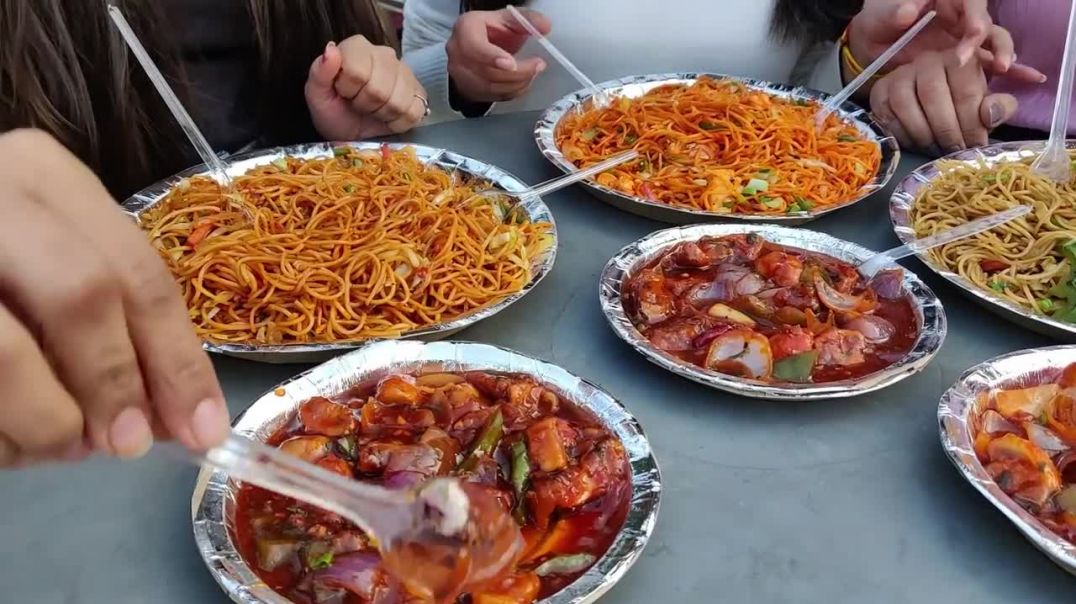 Spicy Chow Mein and Butter Chow Mein Challenge Spicy Chowmein Eating Competition Food Challenge