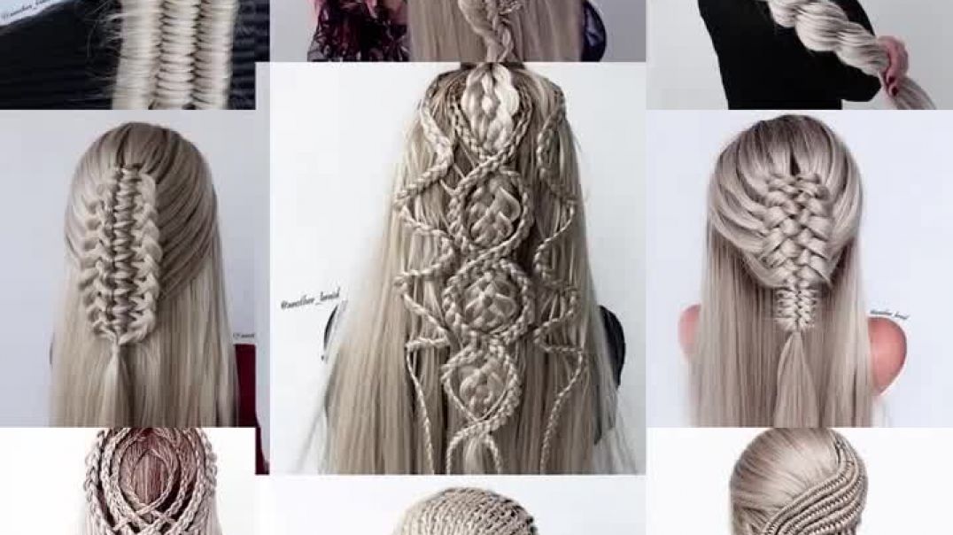 4 Different Braids __ simple hairstyle __ new hairstyle __ cute hairstyles __ hairstyle _ Braids