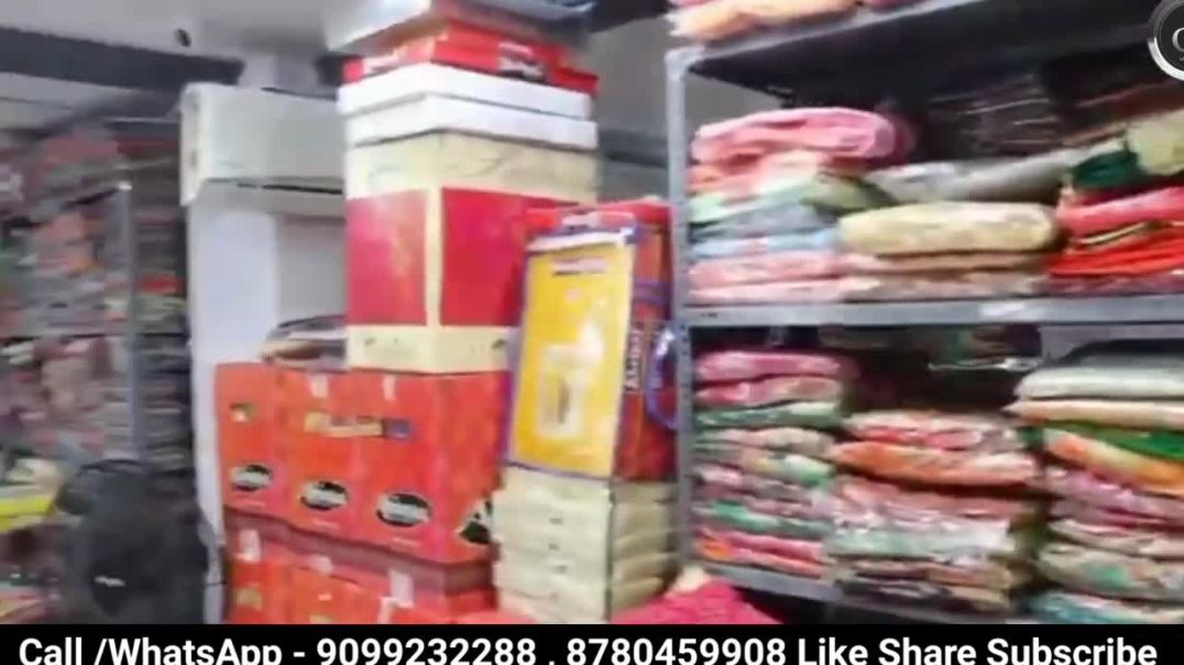खुशखबरी 35 ₹ में साड़ी _ गोदाम खुला जल्दी करो _ Sarees online shopping Low price _ Surat #saree