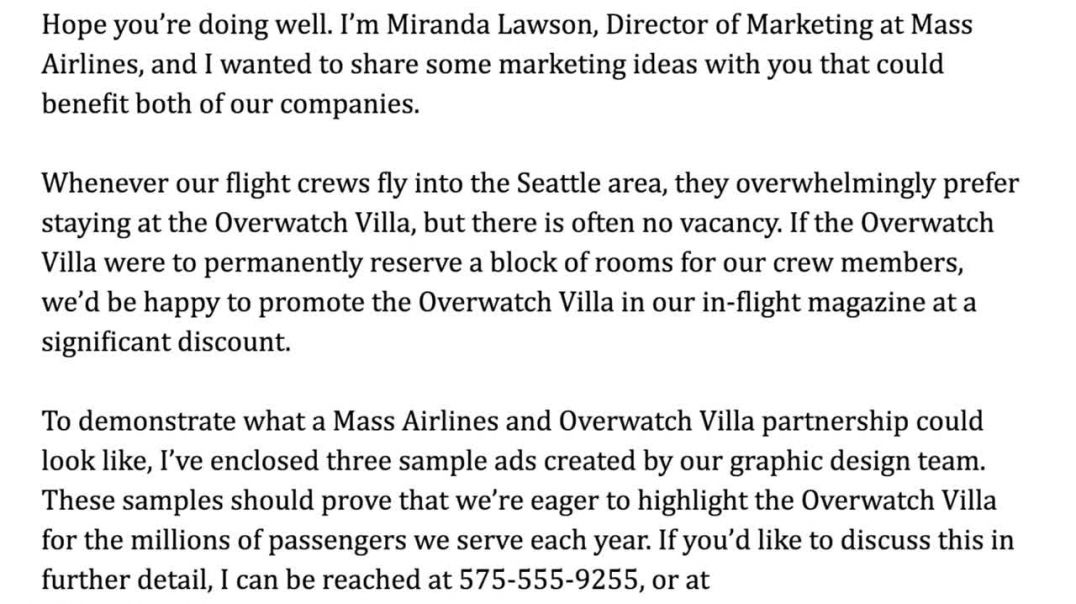 ⁣Writing a Formal Business Letter
