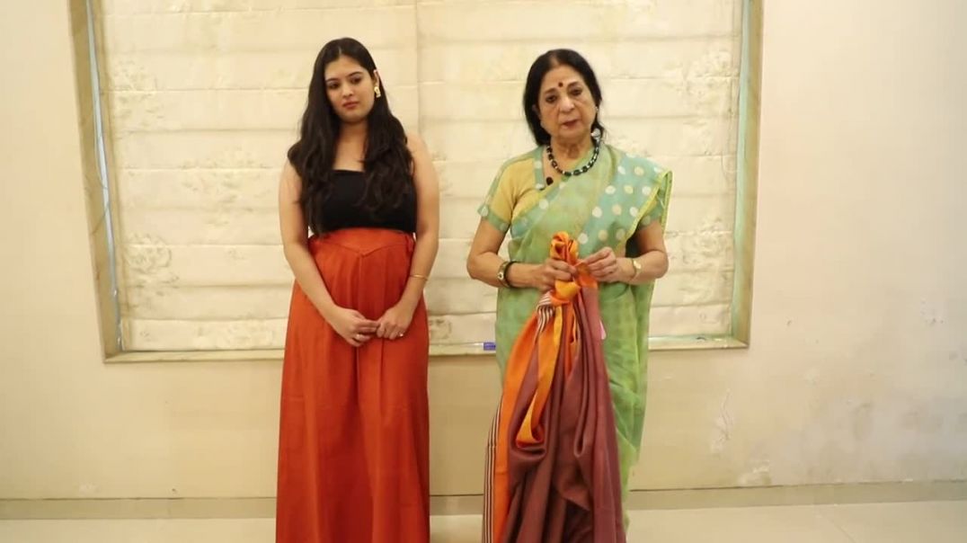 ⁣Style no 102 _ Kalpana Shah Saree Drapes _ Coorg_ Traditional Coorgi Style_ Saree Draping_ Sari