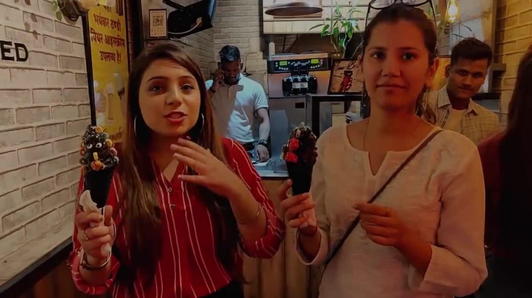 MONSTER CHARCOAL ICE CREAM CHALLENGE ICE CREAM COMPETITION