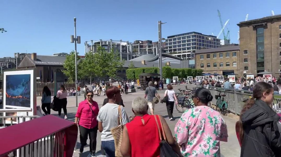 ⁣England, London City Tour 2022 _ 4k Hdr Virtual Walking Tour Around The City _euston To King’s Cross
