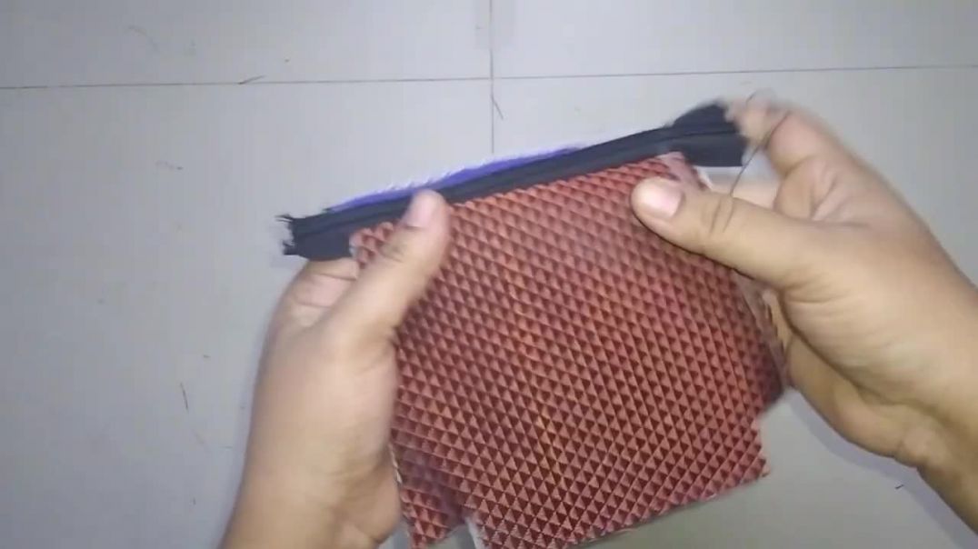 Simple Coin Purse Making In Just 5 Min_ #pursemaking At Home