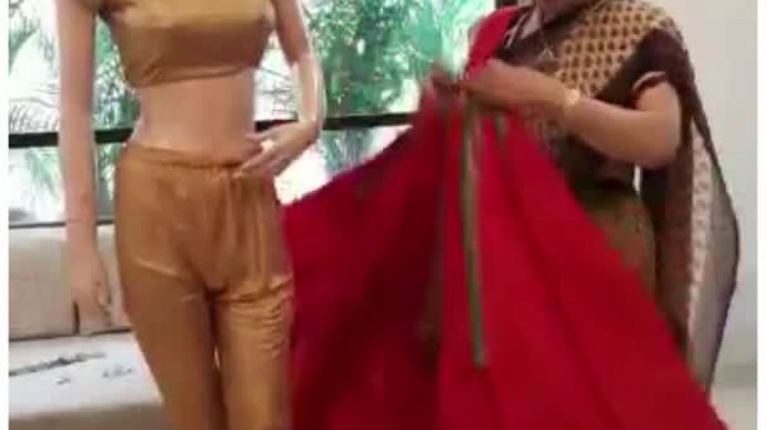 Style No 48- How to wear open pallu in Nauvari Saree perfectly- Kalpana Shah Sari Drapes-
