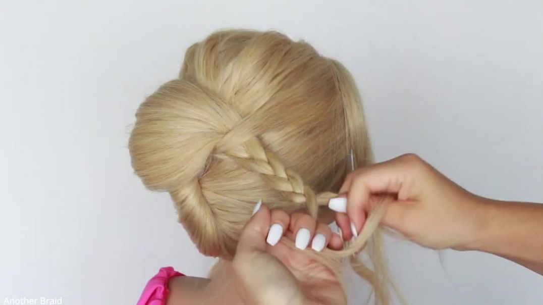 Big French Bun Hairstyle With New Trick - Simple French Roll Hairstyle Step By Step