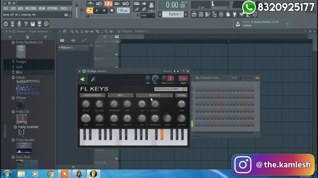 ⁣How To Connect _ Record Piano With Fl Studio Midi Settings In Fl Studio Casio 6300in Hindi