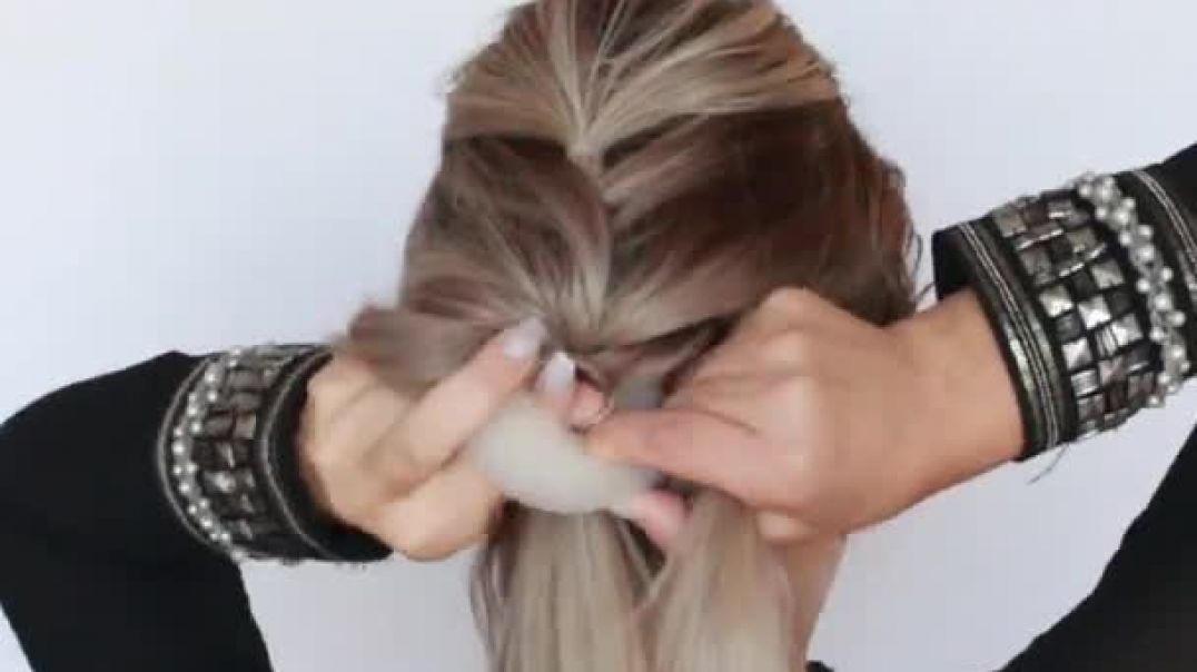EASY DIY Elegant Hairstyle  Hairstyle  for Special occasions, Christmas, New Year