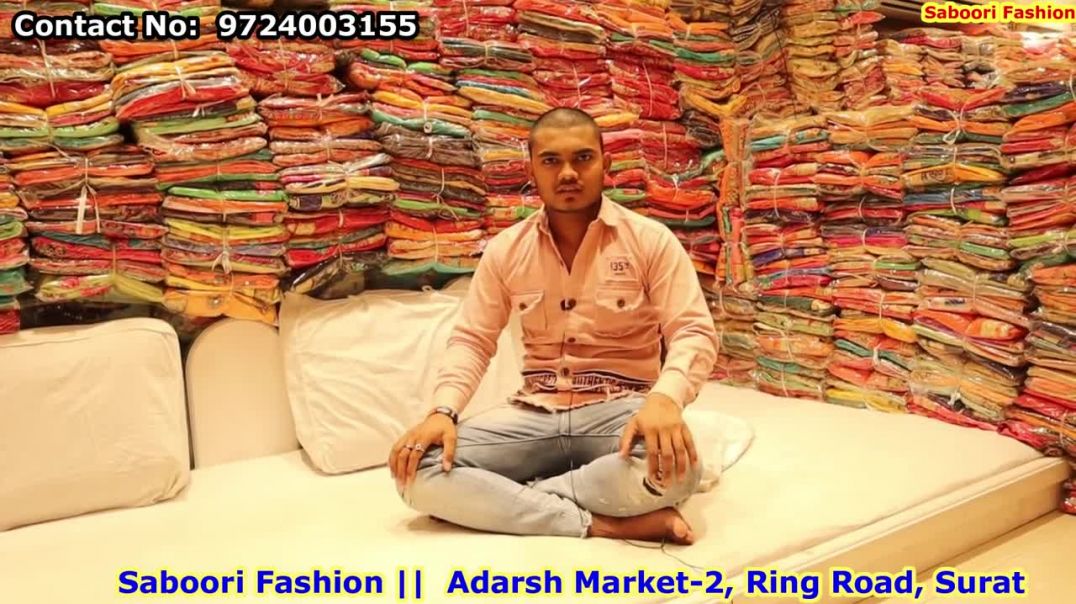 Heavy bridal saree market _ Designer saree market #surat saree