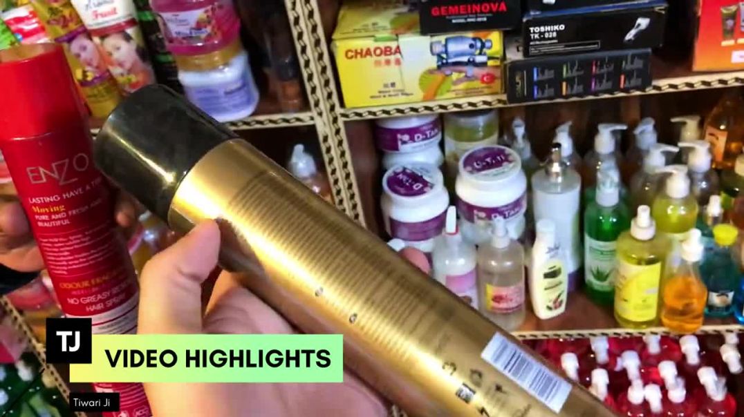 ⁣Parlour Items Wholesale Market Sadar Bazar In Delhi _ Hair Spray, Makeup Kit, Wax, Tremor, Bleach _