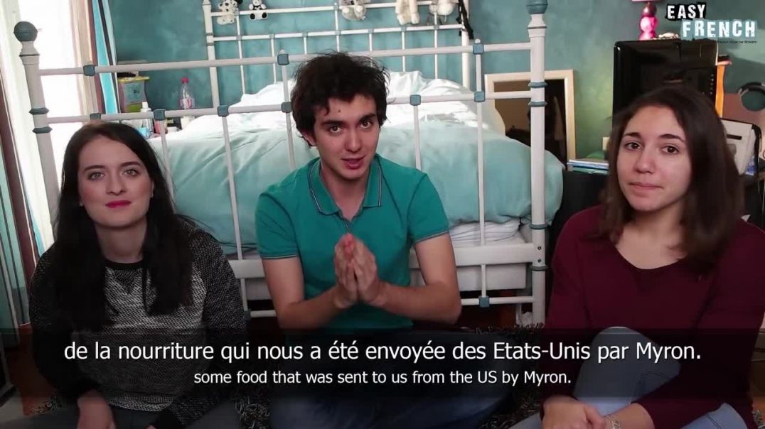 ⁣French People Try American Snacks _ Super Easy French 27