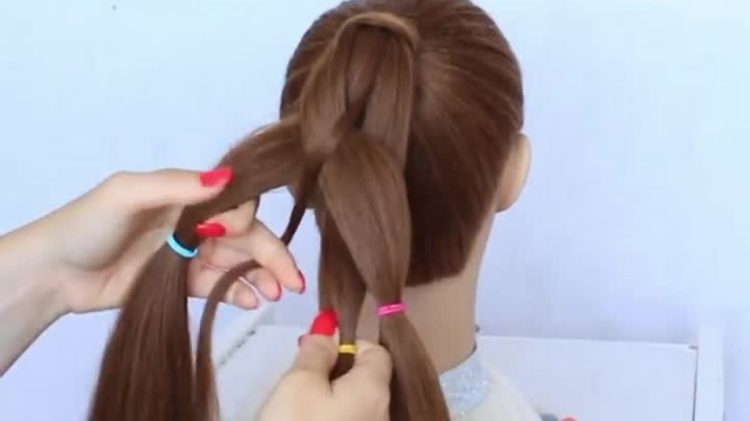 ⁣How to_ 7 Basic FOUR Strand Braids (7 Different Methods)