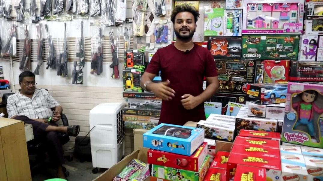 Wholesale Toy Market Cheapest Toy Market _ Helicopter,Car,Robert _ Sadar Bazar in Delhi