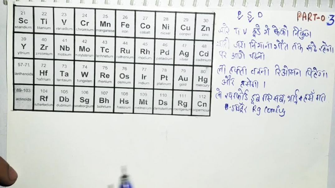⁣D Block ( Learn  Properties ) _ D ब्लॉक याद करे विशेषताओ के साथ _ - _ Periodic Table _ Part - 3