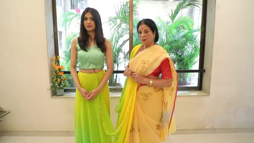 Style no 84_ Kalpana Shah Saree Drapes _ Saree Blouse _