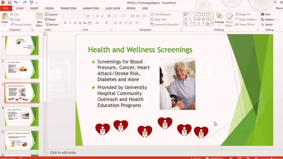 PowerPoint 2013_ Arranging Objects