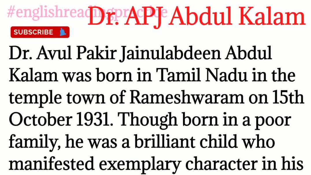 71,APJ abdul kalam, how to read english_ english to hindi translation_improve your vocabulary