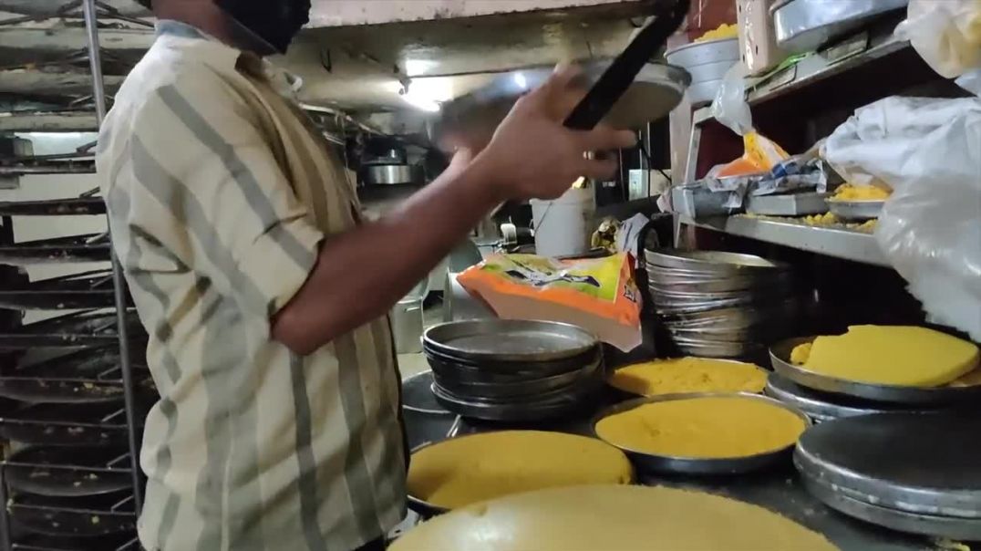 India Biggest Khaman Making _ Mega Kitchen of Surat _ Indian Street Food