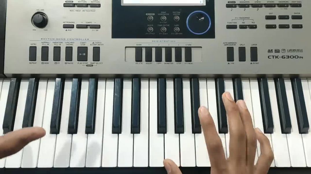 ⁣Lal Dupatta Ud Gaya Re Mere - आसानी से पियानो पर बजाना सीखे Easy Piano Lesson The Kamlesh