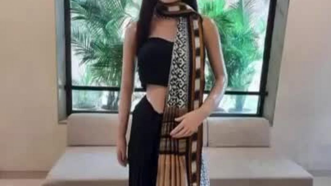 Style No 55 _ How to Wear Black Saree in The Most Unique Way_ Kalpana Shah Sari Drapes_