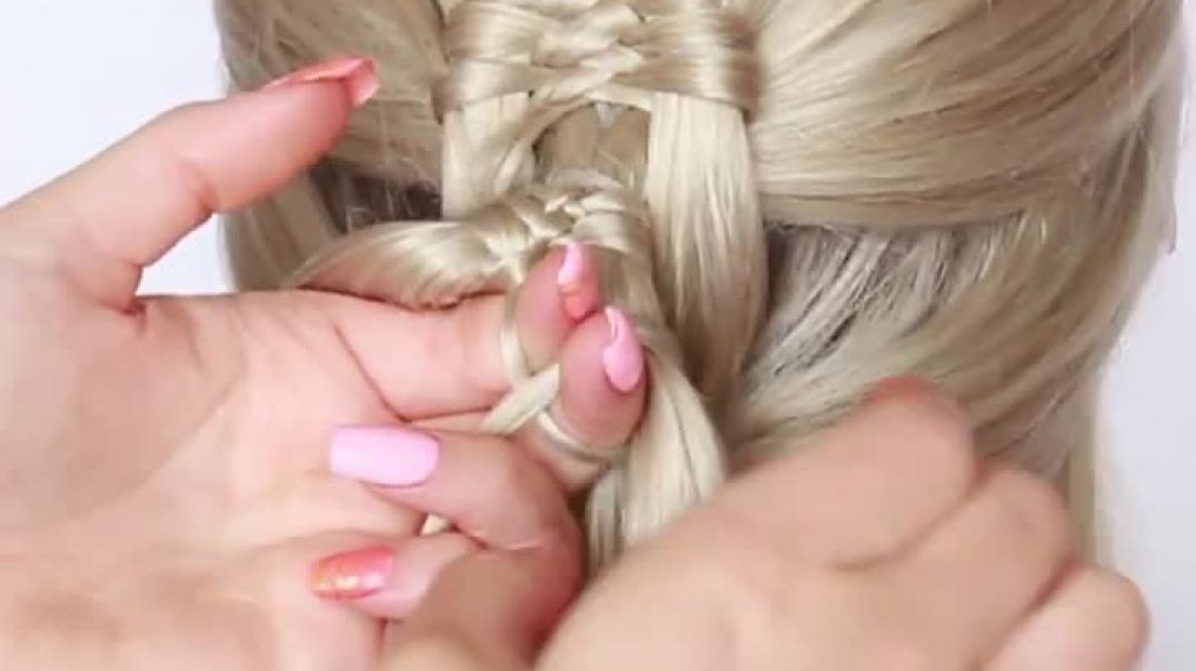 Criss Cross Diamond Pull-Through Braid by Another Braid