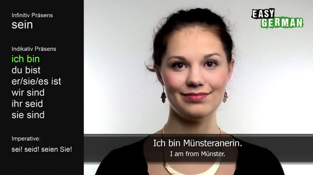 Easy German Verbs - Sein_ Ich Bin